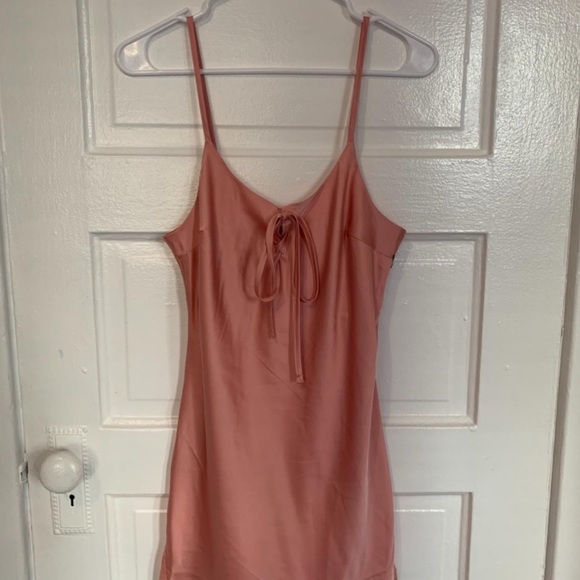 Dresses & Skirts - Pink Satin Dress
